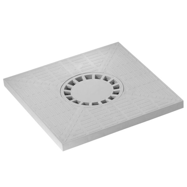 CoperchiosifonatoDakota550x550mmgrigioperpozzettoispezione