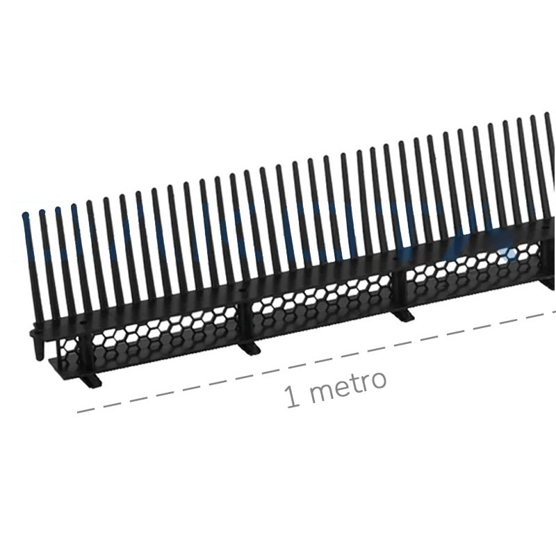 FermapassericonlistelloalveolareDakota80x1000mminpolipropilenenero(50pz)