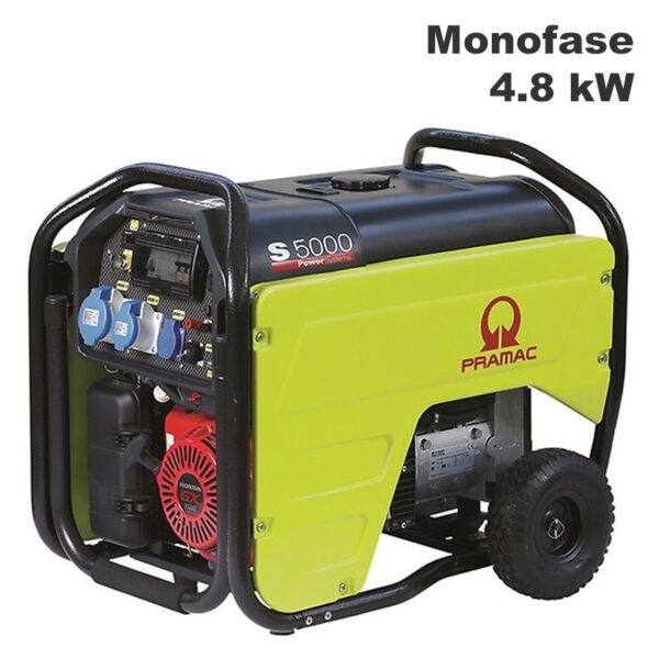 GeneratoredicorrenteabenzinaPramacS5000Monofase4.8kWconpredisposizioneaccessorieAVR