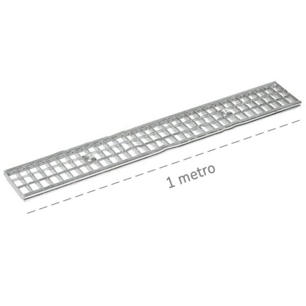 GrigliainacciaiozincatoC250Dakota1mt33x33percanalettediscoloTaurus200