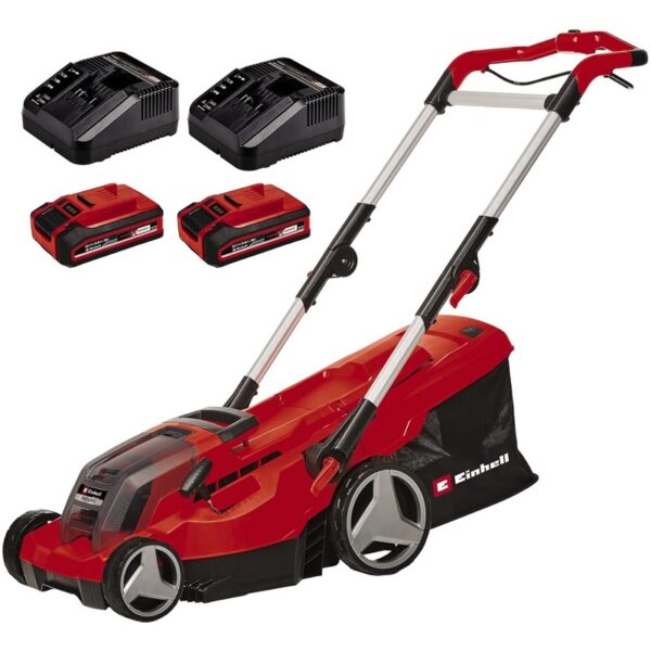 TagliaerbarasaerbaabatteriaEinhellRasarro36/36con2batterie3.0Ahe2caricabatterie