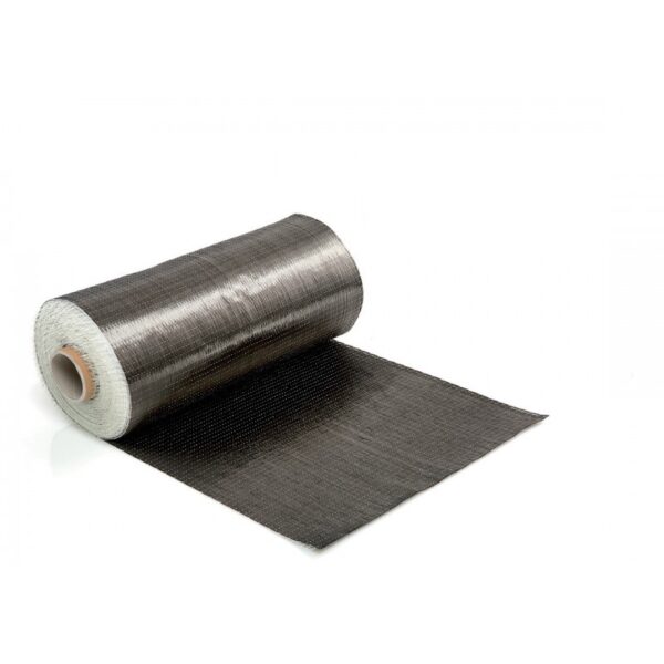 TessutounidirezionaleFassaFassatexCarbonUni600infibradicarboniodausareconFassaEpoxy200lunghezza50m(1Rotolo)